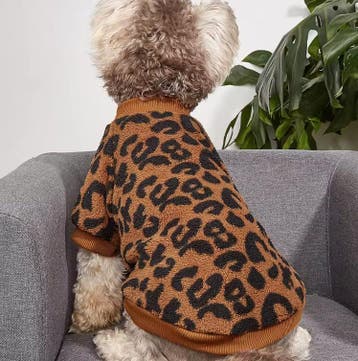 Teddy Fleece Hondentrui Leopard Bruin (Truien), Ophalen of Verzenden, Nieuw, Hondenvest