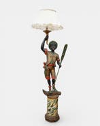 Candelabra vloerlamp - Polychroom hout