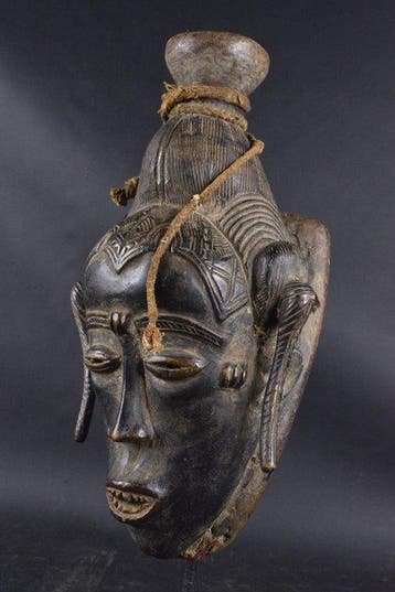 Mblo vreugtemasker - Baule - Ivoorkust, Antiek en Kunst
