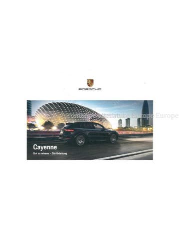 2020 PORSCHE CAYENNE INSTRUCTIEBOEKJE DUITS, Auto diversen, Handleidingen en Instructieboekjes