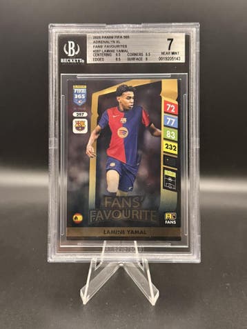 Beckett 7 Panini Adrenalyn XL Fans Favourite Lamine Yamal #2, Verzenden, Zo goed als nieuw, Losse kaart