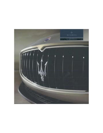 2014 MASERATI LA MASERATI PROGRAMMA BROCHURE ENGELS, Nieuw, Author