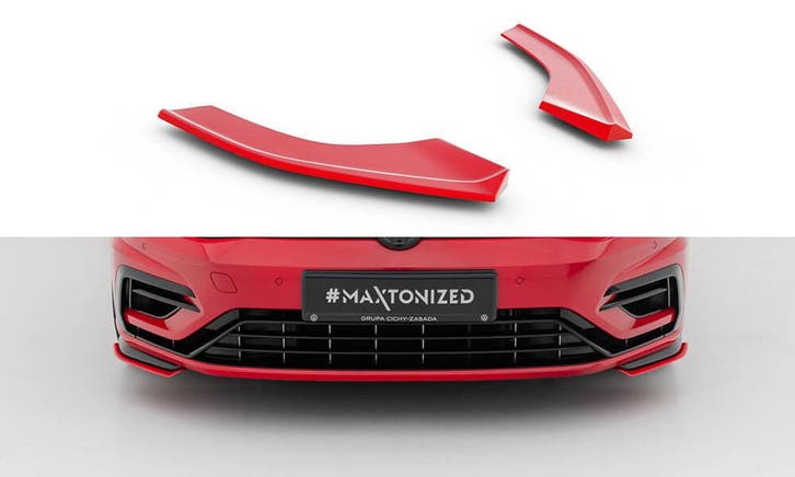 Maxton Front Side Splitters Volkswagen Golf R / R-Line Mk7, Auto diversen, Tuning en Styling, Verzenden
