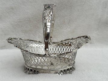 Broodmand - Zilver - Broodmand 835, Antiek en Kunst