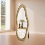 LoXa Passpiegel Velanto Taupe – 160x60 cm – Alleen Staand –, Verzenden, Nieuw, Ovaal