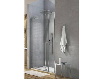 Veiling - Alterna draaideur 2x vast paneel 160x200cm chroom-, Doe-het-zelf en Verbouw, Sanitair, Nieuw