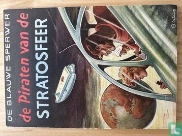 Blauwe Sperwer, De - De piraten van de stratosfeer - 1951, Eén stripboek, Verzenden, Gelezen, Mayeu, Max.