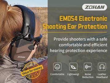 ZOHAN Elektronische Gehoorbescherming Oorkappen - Automatisc, Verzenden, Nieuw