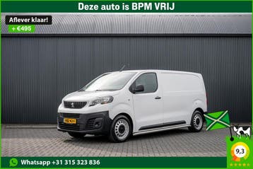 Peugeot Expert 1.5 BlueHDi 120 | 120 PK | Cruise | 1e Eigena, Gebruikt, Leder en Stof, Wit, Onderhoudsboekje