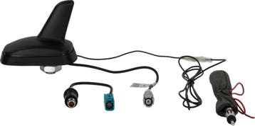 Shark dakantenne AM/FM incl adapters DIN, Verzenden
