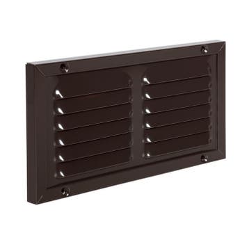 Renson - Renson Schoepenrooster 200x100mm Alu-Bruin, Ophalen of Verzenden, Nieuw