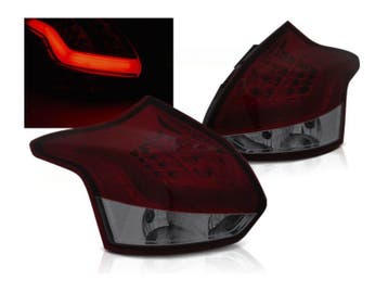 LED bar achterlicht units Red Smoke geschikt voor Ford Focus, Verzenden, Nieuw, Ford