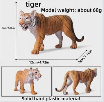 Realistische PVC Dierenfiguren Set: Wilde Dieren Collectie