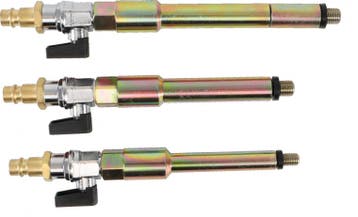 Bgs Technic Pneumatische adapterset voor gloeibougies Gat..., Verzenden, Nieuw