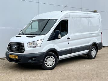 Ford Transit 2.0 TDCI 130PK, Gebruikt, Zwart, Wit, Leder