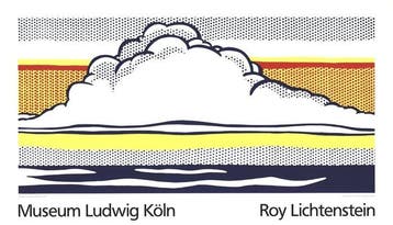 Roy Lichtenstein (after) - Cloud and Sea - Achenbach