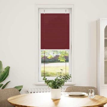 vidaXL Plissé rolgordijn 50x100 cm stofbreedte 49,4 cm, Verzenden, Nieuw, Rood