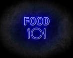 FOOD neon sign - LED neon reclame bord, Verzenden