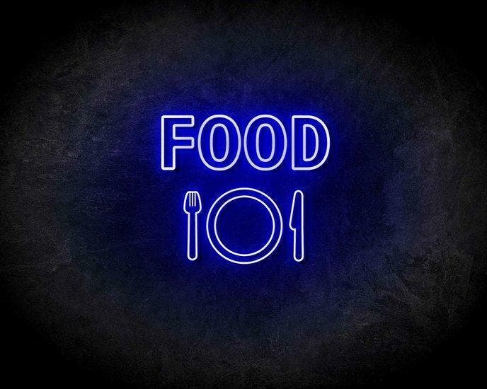 FOOD neon sign - LED neon reclame bord, Zakelijke goederen, Overige Zakelijke goederen, Verzenden