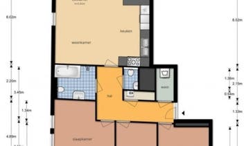 Te Huur 4 Kamer Appartement Prins Bernhardstraat In Hilversu, Huizen en Kamers, Direct bij eigenaar, Noord-Holland, Hilversum
