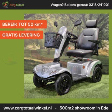 Scootmobiel - Vermeiren Carpo 2 zilver | Incl garantie & n.., Ophalen of Verzenden, Gebruikt, Vermeiren