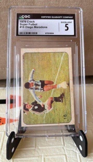 1979 crack super futbol Trading Cards Cromo Diego Maradona, Nieuw