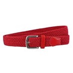 Houtkamp Smalle Elastische Dames Riem - Rood - 95, Verzenden, Nieuw, Rood, 3 tot 5 cm