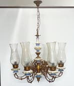 Kroonluchter - Keramiek - Capodimonte-hanglamp, Antiek en Kunst, Curiosa en Brocante