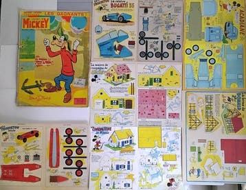 Le Journal de Mickey - 7 Zeldzame vintage Disney, Nieuw