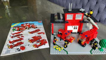 LEGO Brandweerkazerne 6382, Kinderen en Baby's, Verzenden, Zo goed als nieuw, Complete set, Lego