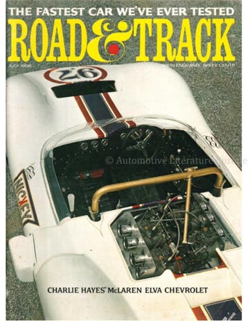 1966 ROAD AND TRACK MAGAZINE JULI ENGELS, Nieuw, Author