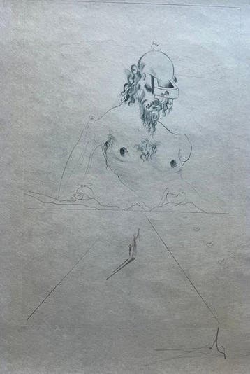 Salvador Dali (1904-1989) - Le colosse, Antiek en Kunst