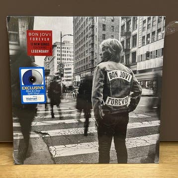 Bon Jovi - Forever - Limited Edition, Blue & Clear Split, Nieuw in verpakking
