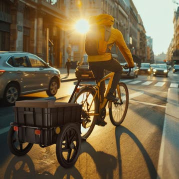Fietskar CargoXpress, multifunctioneel, tot 50kg - zwart, Fietsen en Brommers, Verzenden, Nieuw