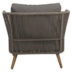 Volterra lounge balkonset 3-delig licht bruin wicker, Tuin en Terras, Ophalen of Verzenden, Nieuw, Wicker