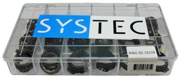 zekeringsring v. as din 471 gefosf. Systec assortiment d..., Nieuw