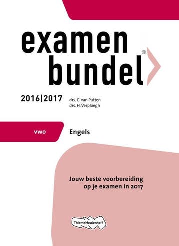 Examenbundel 2016 2017 vwo engels 9789006629309, Zo goed als nieuw