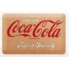 Drink Coca-Cola refresh yourself reclamebord, Verzamelen, Verzenden, Nieuw