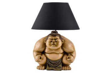 Tafellamp SUMO 50 cm beige met zwarte kap - 48024, Ophalen of Verzenden, Nieuw