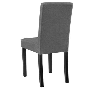 Eetkamerstoel set van 6 Hamburg eetkamerstoelen donkergrijs, Huis en Inrichting, Stoelen, Verzenden, Nieuw