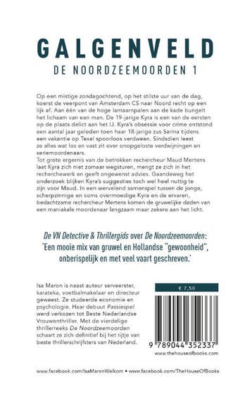 Galgenveld / De Noordzeemoorden / 1 9789044352337 Isa Maron, Boeken, Verzenden, Gelezen, Isa Maron