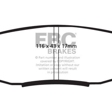 EBC 08+ Lexus LX570 5.7 Greenstuff Rear Brake Pads, Ophalen of Verzenden, Nieuw