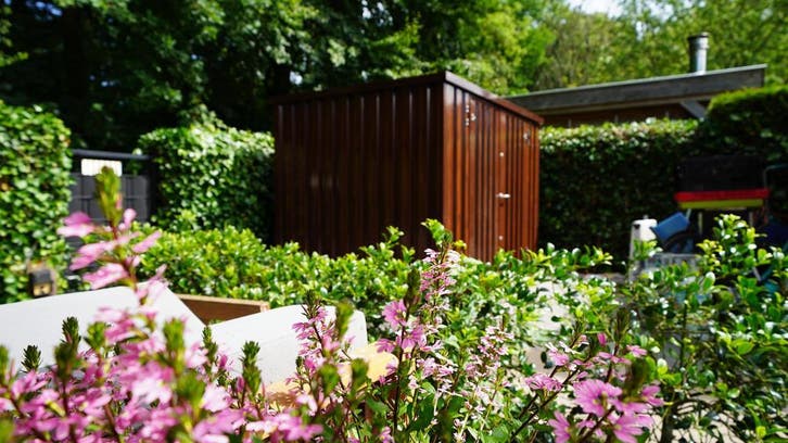Demontabel tuinhuis | opslagcontainer | 10 ft | op=op, Tuin en Terras, Tuinhuizen, 200 tot 400 cm, Zonder ramen, 250 tot 500 cm
