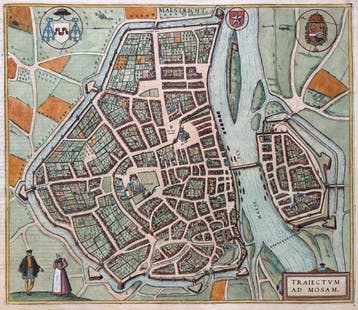 Nederland - Maastricht; G. Braun, F. Hogenberg - Trajectum, Nieuw