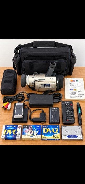 Sony DCR-TRV900E MiniDV 3CCD-camcorder – tas, voeding,