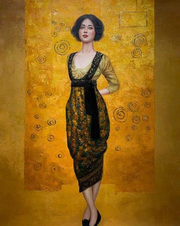 Andrea Fregi (1971) - Posa dorata, Antiek en Kunst