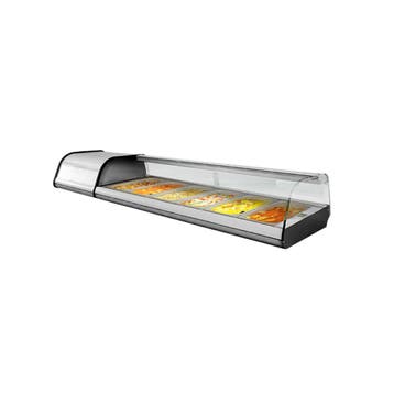 GGM Gastro | Tapasvitrine PREMIUM PLUS - 1268x410mm - 4x GN, Verzenden, Nieuw in verpakking