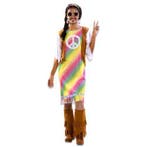 Hippie kostuum dames, Verzenden, Nieuw, Feestartikel
