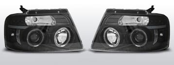 Koplampen Angel Eyes | geschikt voor Ford F150 MK11 2004-200, Verzenden, Nieuw, Ford