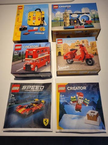 Lego Set - Creator, Speed Champions - LEGO Collection Lot –, Nieuw